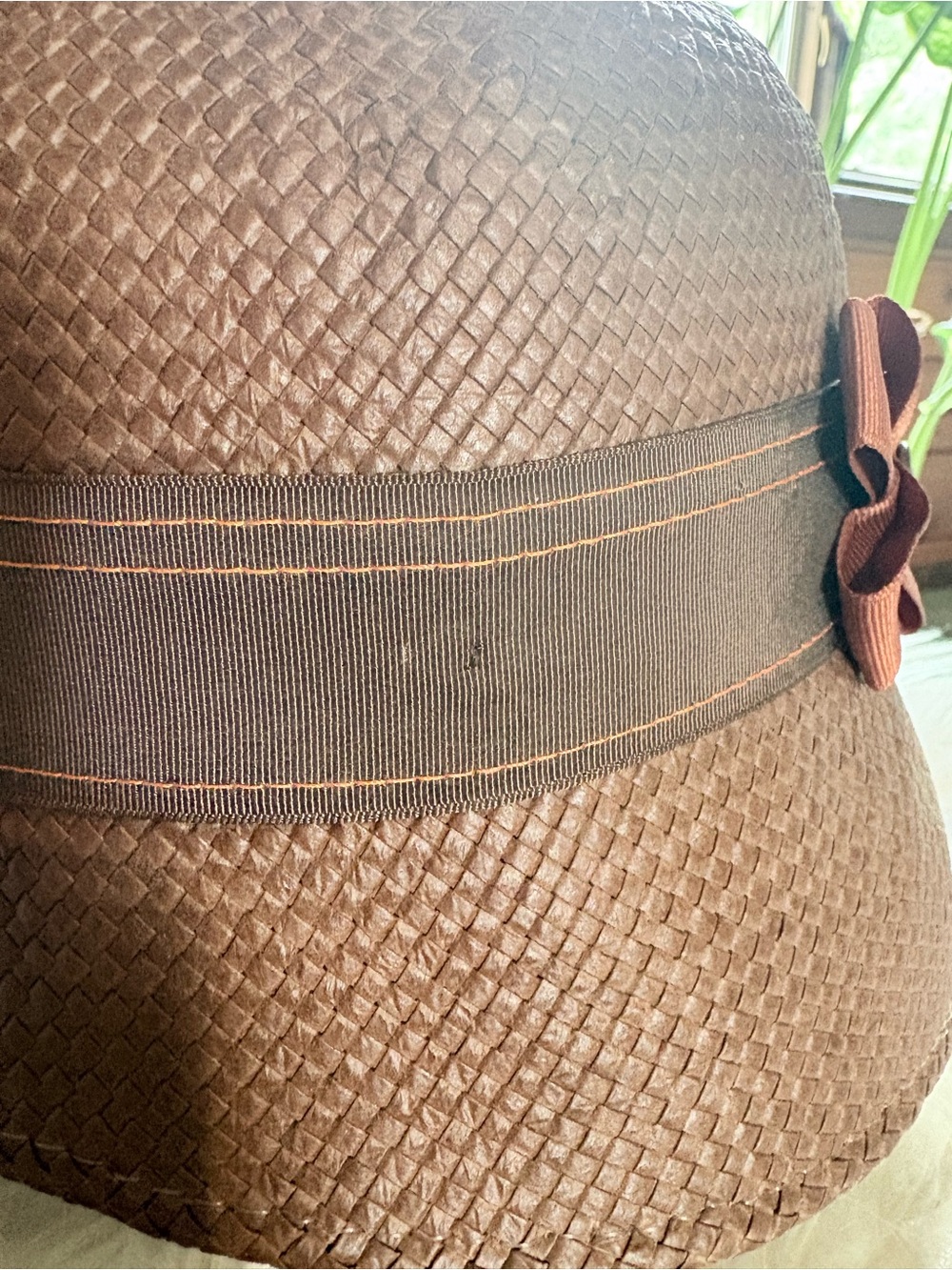 Goorin Bros Brown Straw Hat with Dark Band - Picture 3 of 3
